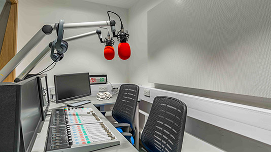 Radio Studio and Control Room | London South Bank University