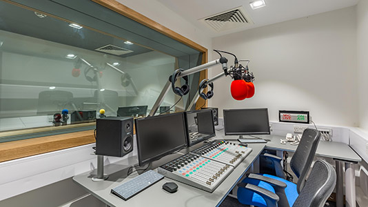 Radio Studio and Control Room | London South Bank University