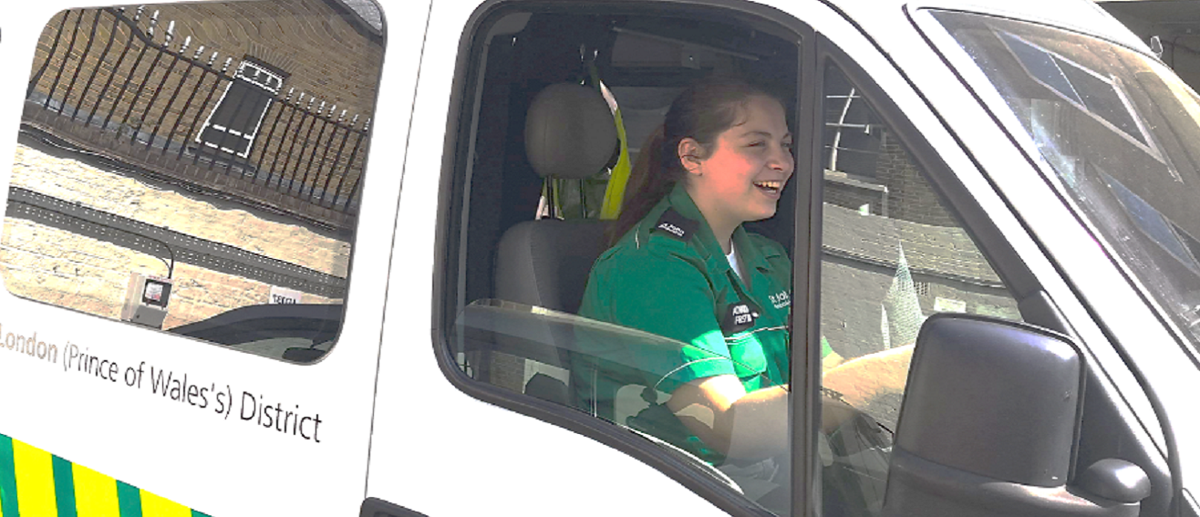 Product Design student volunteers for St Johns Ambulance